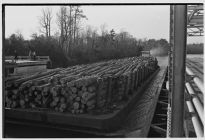 Wood barge
